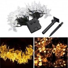 Ghirlanda Luminoasa EDAR Fluturasi, Interior/Exterior, Incarcare Solara Solara, 50 Led-Uri, Lungime 5 M, Protectie Ip44, Alb ... Ghirlanda Luminoasa EDAR Fluturasi, Interior/Exterior, Incarcare Solara Solara, 50 Led-Uri, Lungime 5 M, Protectie Ip44, Alb ...