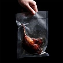 Set 100 x Sac de Vidat EDAR, Depozitare Alimente, Rezistent, 23.5 x 15 cm, Transparent