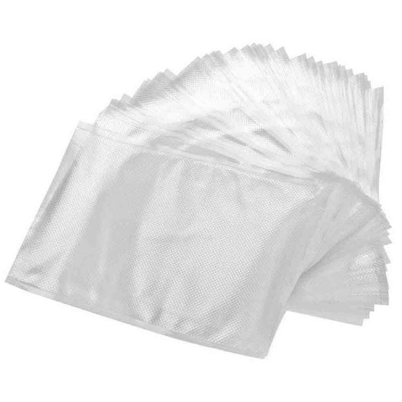 Set 100 x Sac de Vidat EDAR, Depozitare Alimente, Rezistent, 23.5 x 15 cm, Transparent