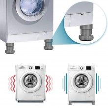 Set de 4 Picioruse Antiaderente SIKS, Tampon Anti-Vibratie, Suport Anti-Zgomot si Antiderapante pentru Electrocasnice/Mobilie... Set de 4 Picioruse Antiaderente SIKS, Tampon Anti-Vibratie, Suport Anti-Zgomot si Antiderapante pentru Electrocasnice/Mobilie...