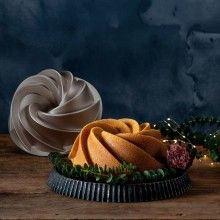 Forma Pentru Copt EDAR, Pentru Tort, Chec, Material Silicon, 22x9.5 cm, Gri