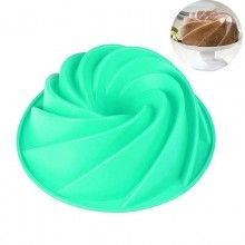 Forma Pentru Copt EDAR, Pentru Tort, Chec, Material Silicon, 22x9.5 cm, Turcoaz