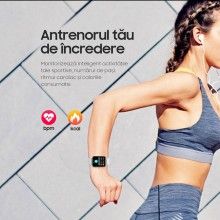 Ceas Smartwatch SIKS, Termometru, Saturatie Oxigen, Ritm Cardiac, Tensiune Arteriala, Notificari, Pedometru, Monitorizare som... Ceas Smartwatch SIKS, Termometru, Saturatie Oxigen, Ritm Cardiac, Tensiune Arteriala, Notificari, Pedometru, Monitorizare som...