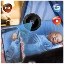 Mini Camera Spion EDAR® Pentru Supraveghere, Wifi, Magnetica, HD, Detectie Miscare, Alerta Telefon, Negru Mini Camera Spion EDAR® Pentru Supraveghere, Wifi, Magnetica, HD, Detectie Miscare, Alerta Telefon, Negru