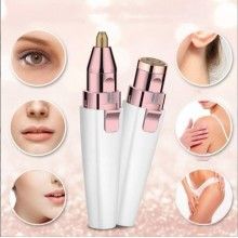 Trimmer facial EDAR, 2 in 1, cu Baterii, Usor de Folosit, Alb