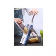 Feliator EDAR® manual, pentru fructe si legume, cu 4 functii, pliabil. alb/albastru Feliator EDAR® manual, pentru fructe si legume, cu 4 functii, pliabil. alb/albastru