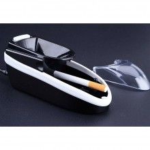 Injector de tutun EDAR® cu adaptor pentru alimentare si o perie curatat, Negru Injector de tutun EDAR® cu adaptor pentru alimentare si o perie curatat, Negru