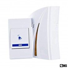 Sonerie Wireless SN1 SIKS Cu Lumini, La Priza, 100 m, Alba