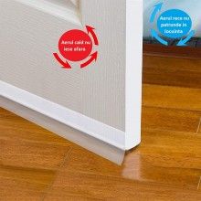Set 2 x Banda de Etansare din Silicon SIKS, Pentru Usa, Fereastra, Cabina de Dus, Transparenta, 25 mm x 1,8 m + 45 mm x 1,8 m
