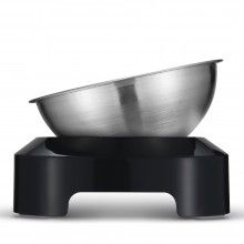 Set 2 Boluri SIKS Cu Suport, Bol Ortopedic Dublu Pentru Hranire Animale De Companie, Inox/Polipropilena, Inclinare 15°, Gri Set 2 Boluri SIKS Cu Suport, Bol Ortopedic Dublu Pentru Hranire Animale De Companie, Inox/Polipropilena, Inclinare 15°, Gri