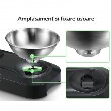 Set 2 Boluri SIKS Cu Suport, Bol Ortopedic Dublu Pentru Hranire Animale De Companie, Inox/Polipropilena, Inclinare 15°, Gri Set 2 Boluri SIKS Cu Suport, Bol Ortopedic Dublu Pentru Hranire Animale De Companie, Inox/Polipropilena, Inclinare 15°, Gri