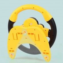 Jucarie Interactiva tip Volan Cu Sunete Si Lumini SIKS, Se Fixeaza Pe Suprafete, Rotire 360 Grade, 3 Baterii AA, Galben Jucarie Interactiva tip Volan Cu Sunete Si Lumini SIKS, Se Fixeaza Pe Suprafete, Rotire 360 Grade, 3 Baterii AA, Galben