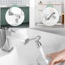 Extensie Robinet Rotativa 1080° SIKS, Moduri Multiple De Curgere A Apei, Metal Extensie Robinet Rotativa 1080° SIKS, Moduri Multiple De Curgere A Apei, Metal