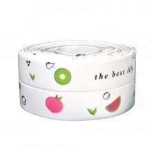 Banda Adeziva Izolanta SIKS, Antistropi, Pentru Baie si Bucatarie, Rezistenta, Usor de Curatat, 3.2 m, Model "Fruits"