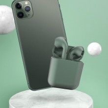 Casti Wireless EDAR, Touch Control, Compatibile Android, Sidef, Verde Inchis Casti Wireless EDAR, Touch Control, Compatibile Android, Sidef, Verde Inchis