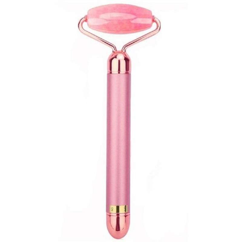 Aparat EDAR® pentru masaj facial, rola pentru diminiarea ridurilor, aspect sanatos al tenului, maner roz Aparat EDAR® pentru masaj facial, rola pentru diminiarea ridurilor, aspect sanatos al tenului, maner roz