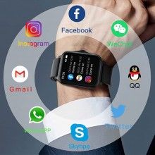 Ceas Smartwatch SIKS, Termometru, Saturatie Oxigen, Ritm Cardiac, Tensiune Arteriala, Notificari, Pedometru, Monitorizare som... Ceas Smartwatch SIKS, Termometru, Saturatie Oxigen, Ritm Cardiac, Tensiune Arteriala, Notificari, Pedometru, Monitorizare som...