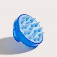 Perie SIKS pentru Masaj Capilar, Samponare si Curatare Scalp, Stimulare Crestere Par, Silicon, Albastru