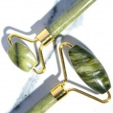 Set 2 x Rola de Masaj Facial Gua Sha EDAR, Piatra de Jad, Pentru Fata si Corp, Anti-Rid, Verde Set 2 x Rola de Masaj Facial Gua Sha EDAR, Piatra de Jad, Pentru Fata si Corp, Anti-Rid, Verde