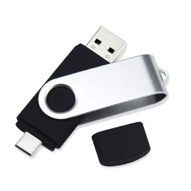 Stick Memorie EDAR, 16 GB, 2 in 1, cu USB 3.0 si Type-C, 360⁰, Compatibil Smart Phone, Computer, Tablete si alte Device-uri c...