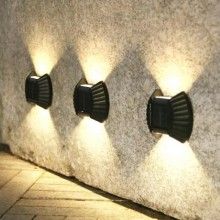 Set 4 Lampi Solare EDAR, Rezistente La Apa IP65, Lumina Bidirectionala, 2 LED SMD, 200mah , Negru Set 4 Lampi Solare EDAR, Rezistente La Apa IP65, Lumina Bidirectionala, 2 LED SMD, 200mah , Negru