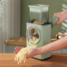 Razatoare Multifunctionala EDAR, Pentru Fructe, Legume Si Branzeturi, 3 Tipuri De Lame Rotative Si Interschimbabile, Turcoaz Razatoare Multifunctionala EDAR, Pentru Fructe, Legume Si Branzeturi, 3 Tipuri De Lame Rotative Si Interschimbabile, Turcoaz