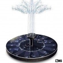 Fantana Arteziana Solara SIKS Pentru Gradina, Automata, 16cm, Rotunda, Negru