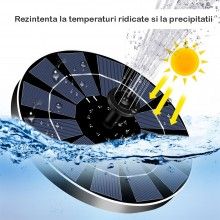 Fantana Arteziana Solara SIKS Pentru Gradina, Automata, 16cm, Rotunda, Negru Fantana Arteziana Solara SIKS Pentru Gradina, Automata, 16cm, Rotunda, Negru