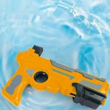 Pistol SIKS Tip Lansator De Avioane De Jucarie, Cu 4 Avioane Incluse, Galben