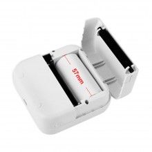 Imprimanta Mini SIKS de Buzunar Portabila, cu Aplicatie, Bluetooth, Printare Termica, compatibil iOS/Android, Alb/Roz