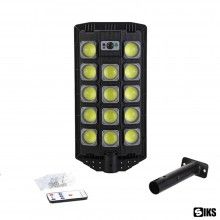 Lampa Solara Stradala W7101B-5 SIKS, Panou Solar, Senzor De Miscare Si Telecomanda, 14 x Led COB