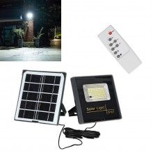 Proiector LED SIKS de Exterior De 15W Cu Panou Solar, Telecomanda Cu Functii Multiple, 108 Led-Uri, IP 67, Incarcare Solara, ... Proiector LED SIKS de Exterior De 15W Cu Panou Solar, Telecomanda Cu Functii Multiple, 108 Led-Uri, IP 67, Incarcare Solara, ...