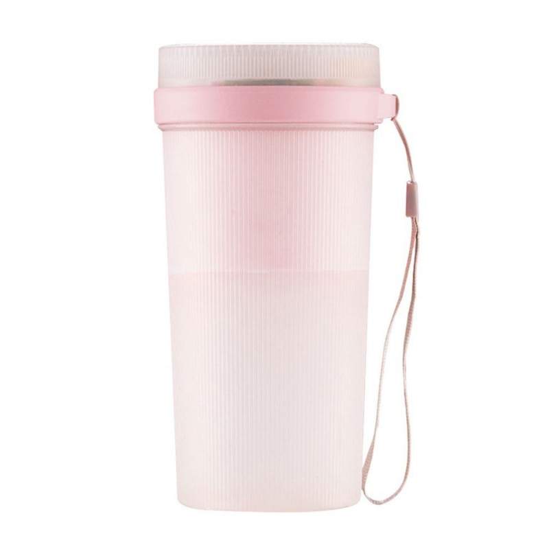 Mini Blender Portabil JU4000 SIKS, Capacitate 300 ml, Incarcare USB, 50W, Roz Mini Blender Portabil JU4000 SIKS, Capacitate 300 ml, Incarcare USB, 50W, Roz