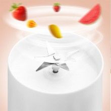 Mini Blender Portabil JU4000 SIKS, Capacitate 300 ml, Incarcare USB, 50W, Roz Mini Blender Portabil JU4000 SIKS, Capacitate 300 ml, Incarcare USB, 50W, Roz