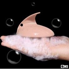 Perie SIKS pentru Masaj Capilar, Samponare si Curatare Scalp, Stimulare Crestere Par, Silicon, Roz Pudra