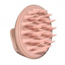 Perie SIKS pentru Masaj Capilar, Samponare si Curatare Scalp, Stimulare Crestere Par, Silicon, Roz Pudra