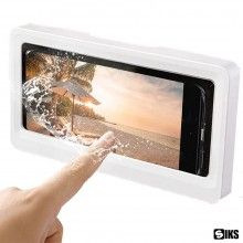 Carcasa Impermeabila SIKS Pentru Telefon Cu Functie Touch Screen Si Sistem Adeziv De Agatare, Alb