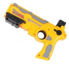 Pistol EDAR, Tip Lansator De Avioane De Jucarie, Cu 4 Avioane Incluse, Galben