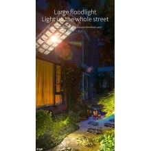 Lampa Solara EDAR, Panou Solar, Stradal, Senzor De Miscare, Telecomanda, 20 x Led COB
