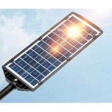 Lampa Solara EDAR, Panou Solar, Stradal, Senzor De Miscare, Telecomanda, 14 x Led COB