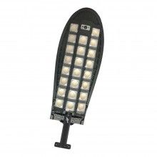 Lampa Solara Stradala W7103A-8 EDAR, Senzor De Miscare, Control prin Telecomanda, Panou Solar, 598 x Led, Negru