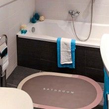 Covor de Baie Antiderapant SIKS, Model „Bathroom”, Oval, 90 x 60 cm, Rose Covor de Baie Antiderapant SIKS, Model „Bathroom”, Oval, 90 x 60 cm, Rose
