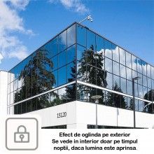Folie Reflexiva SIKS Pentru Geamuri Interioare, Cu Efect De Oglinda, Protectie Solara UV, 60x300cm, Negru/Argintiu Folie Reflexiva SIKS Pentru Geamuri Interioare, Cu Efect De Oglinda, Protectie Solara UV, 60x300cm, Negru/Argintiu