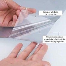 Folie Reflexiva SIKS Pentru Geamuri Interioare, Cu Efect De Oglinda, Protectie Solara UV, 60x300cm, Argintie Folie Reflexiva SIKS Pentru Geamuri Interioare, Cu Efect De Oglinda, Protectie Solara UV, 60x300cm, Argintie