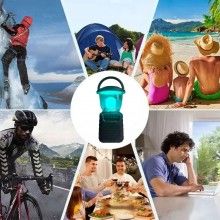Boxa Tip Felinar Audio Bluetooth KTS118 SIKS, Led,Radio FM, Suport MP3, USB si Card TF, Negru