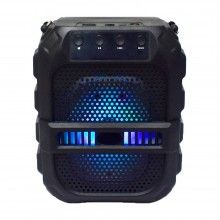 Boxa Bluetooth SIKS cu Acumulator, 6.5 Inch, Radio FM, Suport MP3, USB si Card TF, GTS1191, Negru