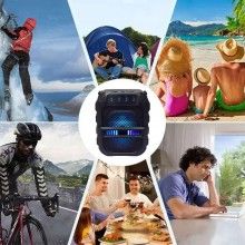 Boxa Bluetooth SIKS cu Acumulator, 6.5 Inch, Radio FM, Suport MP3, USB si Card TF, GTS1191, Negru
