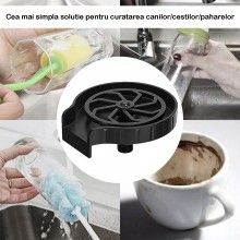 Dispozitiv SIKS Pentru Clatire Pahare, Kit Spalare Rapida Sub Jet Presiune Apa, Rinser Cu 5 Orificii De Pulverizare, ABS/Cupr...