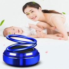 Odorizant auto profesional SIKS, Anti-tutun, Rotire la 360 de grade, Incarcare solara, Albastru Odorizant auto profesional SIKS, Anti-tutun, Rotire la 360 de grade, Incarcare solara, Albastru