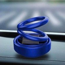 Odorizant auto profesional SIKS, Anti-tutun, Rotire la 360 de grade, Incarcare solara, Albastru Odorizant auto profesional SIKS, Anti-tutun, Rotire la 360 de grade, Incarcare solara, Albastru